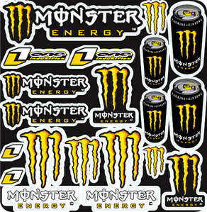 MotoSTKTuning Sticker- 몬스터-D1 -국내주문생산방식!!!오토바이스티커!!